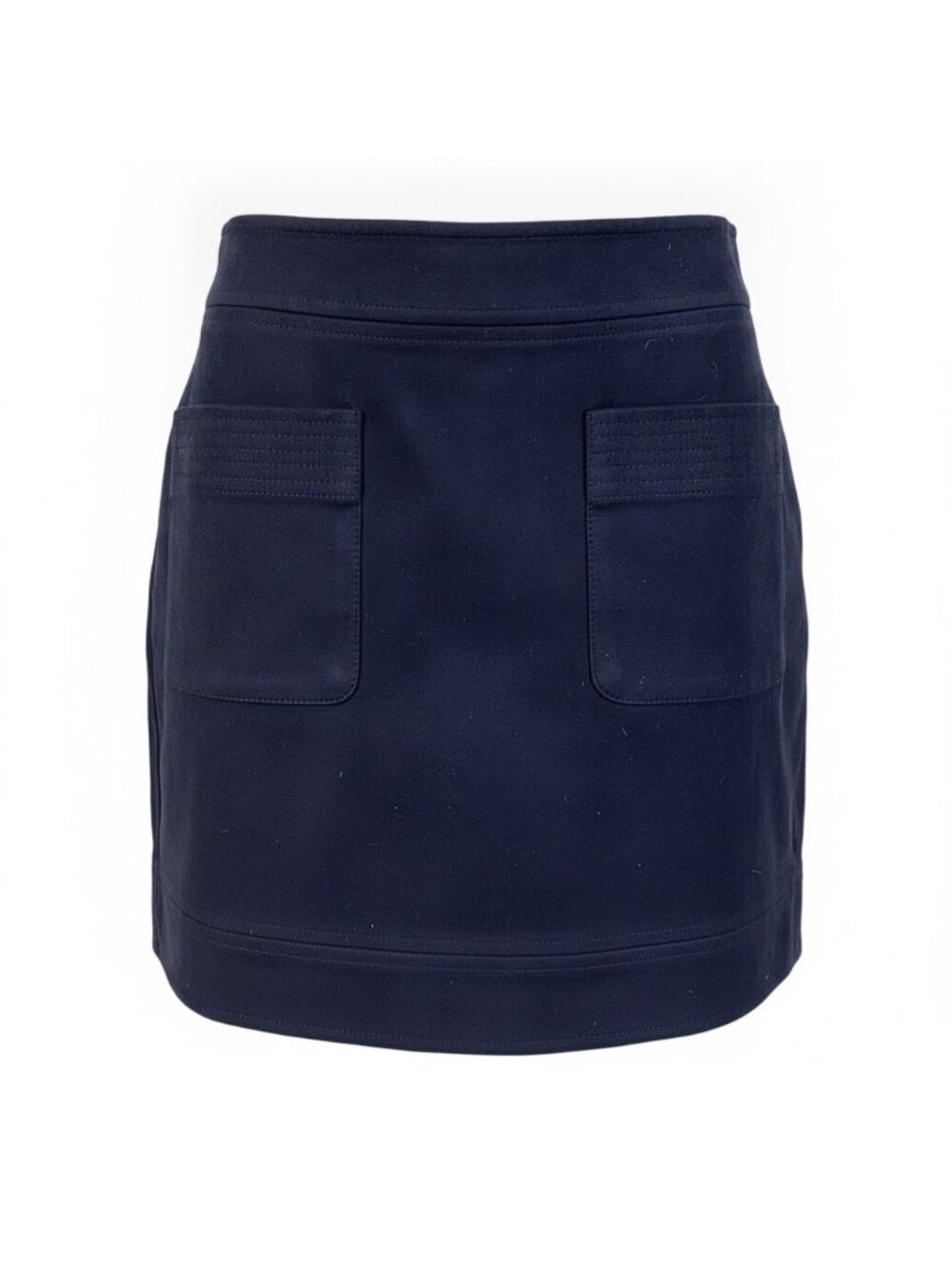 Express Womens Black Suede-Like Mini Skirt With Pockets Size 00
